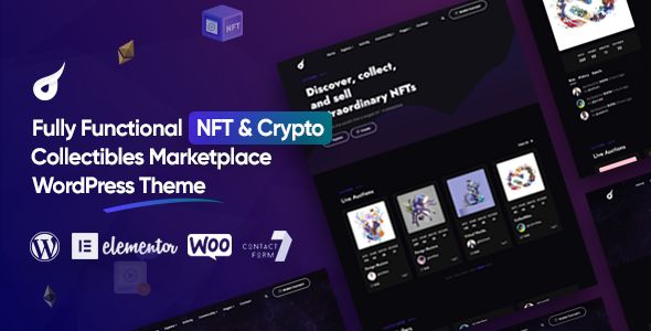 Netstorm – NFT Marketplace WordPress Theme