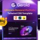 Gerold – Personal Portfolio Tailwind CSS Template