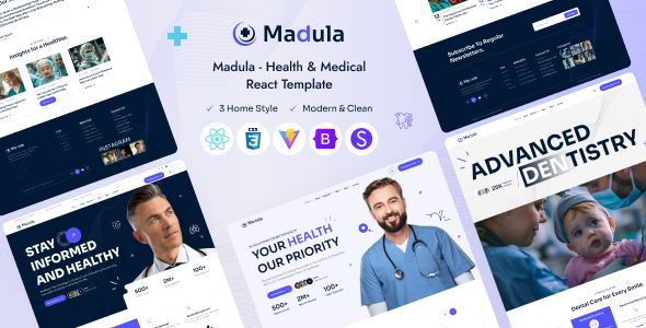 Madula – Health Medical React Template