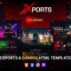 Xports – eSports and Gaming HTML Template