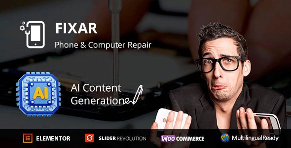 Fixar – Phone Computer Repair Theme