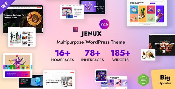 Jenux – Responsive Multipurpose Elementor WordPress Theme