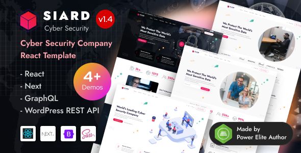 Siard – Cyber Security Company React Next.js Template