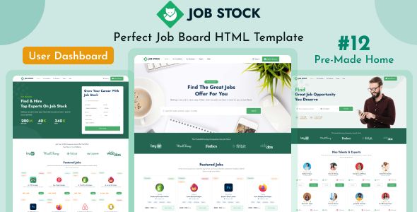 Job Stock – Job Board Template