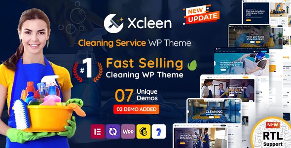 Xclean – Cleaning Services WordPress Theme