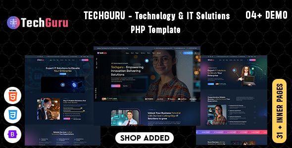 Techguru – Technology IT Solutions PHP Template
