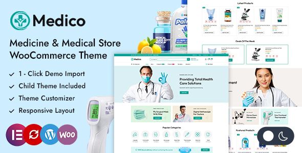 Medico – Medical and Healthcare Store WordPress Theme