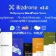 Bizdrone | ICO Crypto Landing & Cryptocurrency WordPress Theme​ with whmcs Template
