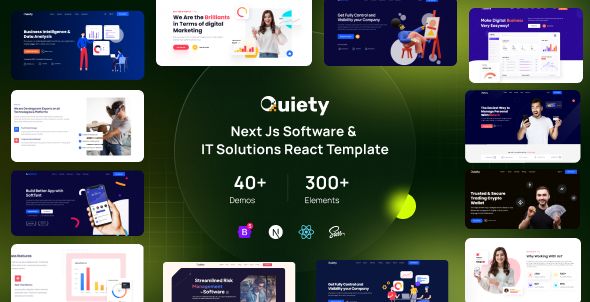 Quiety – Nextjs Software & IT Solutions Template