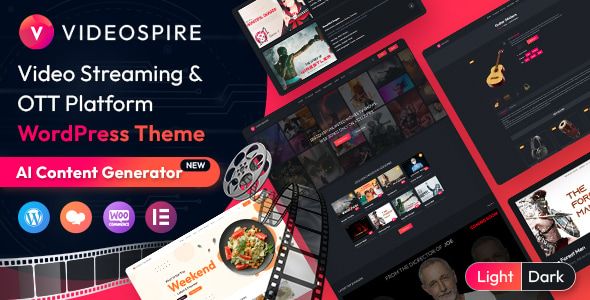 Videospire – Video Blog/Vlog Streaming OTT Platform WordPress Theme
