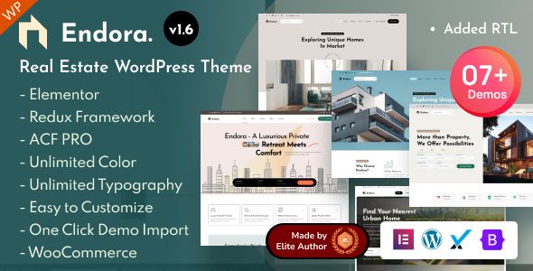 Endora – Real Estate WordPress Theme