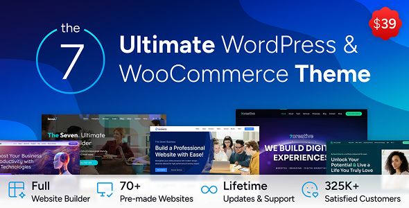 The7 — Ultimate Website & Online Store Builder for WordPress &WooCommerce