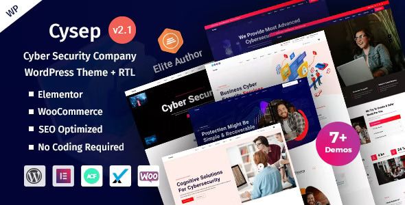 Cysep – Online Cyber Security Solutions WordPress Theme