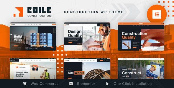 Edile – Construction Company WordPress Theme