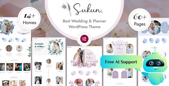 Sukun – Wedding Wedding Planner WordPress Theme