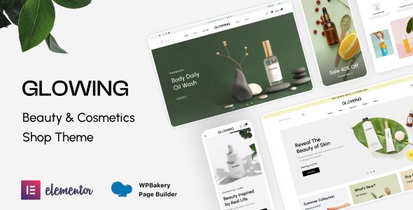 Glowing – Beauty Cosmetics Shop Theme