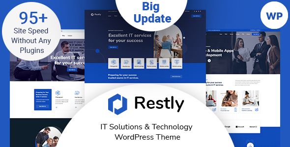 Restly – IT Solutions Technology WordPress Theme