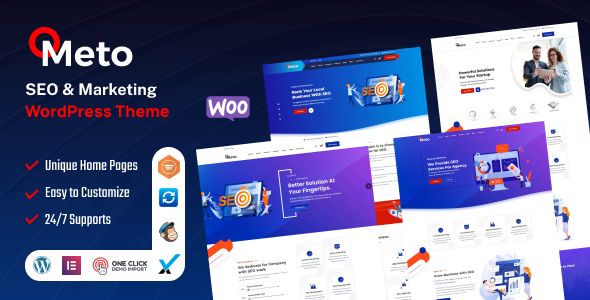 Meto - SEO & Marketing WordPress Theme