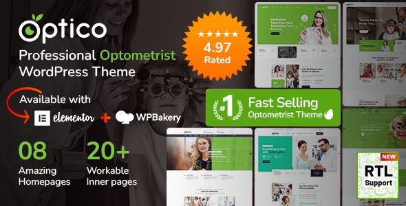 Optico | Optometrist Eye Care WordPress Theme