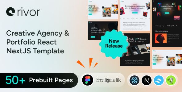 Rivor - Creative Agency Portfolio Nextjs Template
