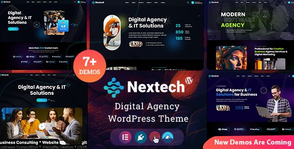 Nextech – Creative Agency Portfolio WordPress Theme