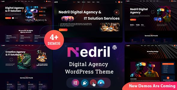Nedril – Creative Agency Portfolio WordPress Theme