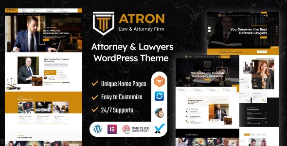 ATRON | Attorney Lawyers WordPress Theme
