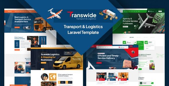 Transwide – Transport Logistics Laravel Template