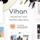 Vihan | Personal Travel WordPress Blog Theme