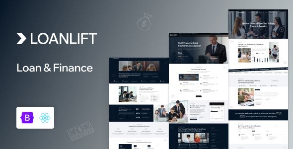 Loanlift – Loan Finance React Template
