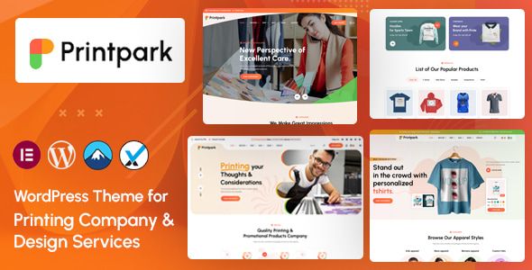 PrintPark – Printing Company Design Services WordPress Theme