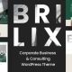 Brilix – Corporate Business Consulting WordPress Theme
