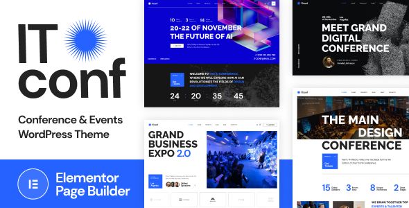 ITconf – Conference Events WordPress Theme
