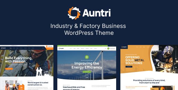 Auntri – Industry Factory WordPress Theme