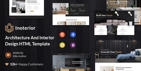 Inoterior – Architecture Interior Designer Html5 Template