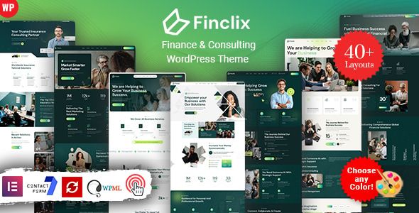 Finclix – Finance Consulting WordPress Theme