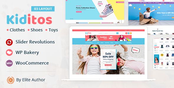 Kiditos – Baby and Kids Multi Store WooCommerce Theme