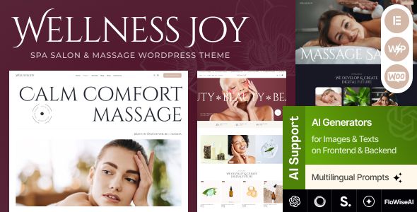 Wellness Joy – Spa Salon Massage WordPress Theme
