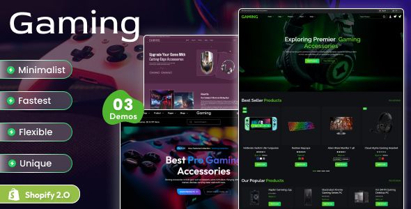 Gaming – Shopify 2.0 eCommerce Theme