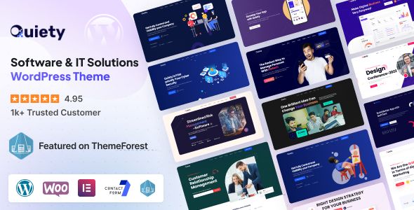 Quiety – Software IT Solutions WordPress Theme