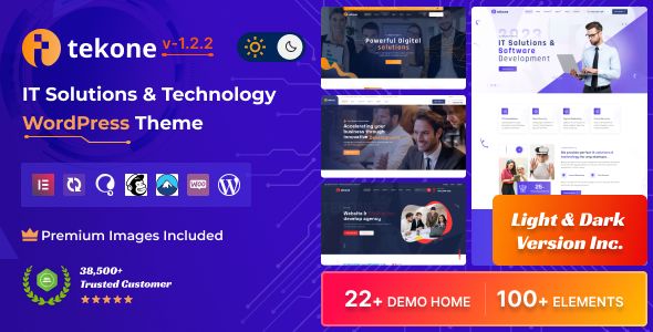 Tekone – IT Solutions Technology WordPress Theme