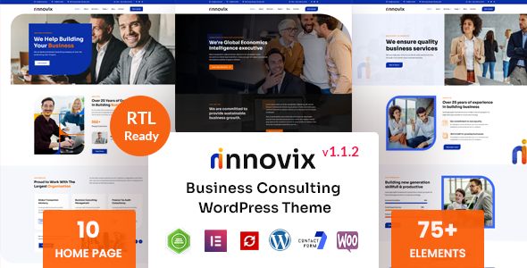 Innovix – Business Consulting WordPress Theme