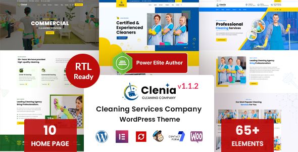Clenia – Cleaning Services WordPress Theme