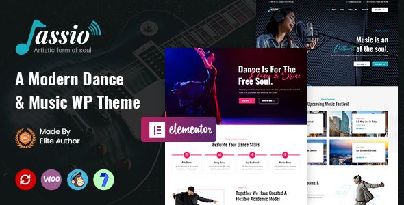 Jassio - Music WordPress Theme