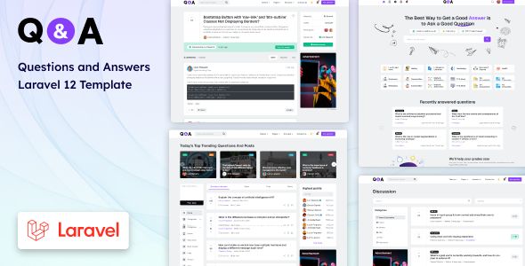 QA – Laravel 12 Questions and Answers Template