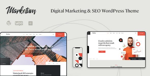 Marketum | Digital marketing SEO WordPress Theme