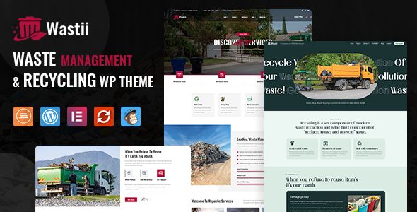 Wastii – Waste Management Services WordPress Theme