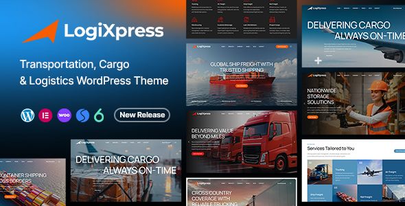 LogiXpress - Transportation/ Cargo & Logistics WordPress Theme