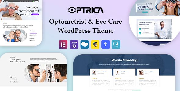 Optrica – Optometrist Eye Care WordPress Theme