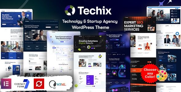 Techix – Technology Startup Agency WordPress Theme